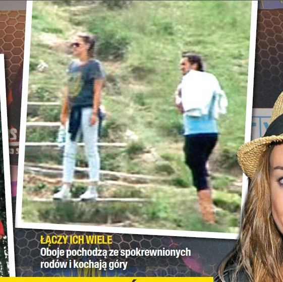 Jak na razie jedyne wspólne zdjęcie Alicji i Sebastiana zrobione w górach
