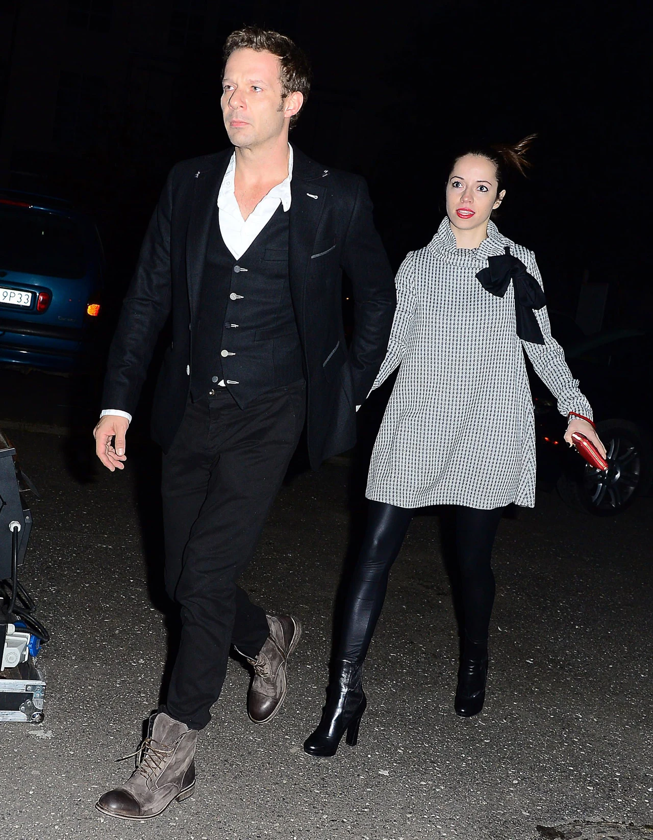 Grzegorz Małecki z żoną (?) Edytą