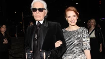 Jessica Chastain i Karl Lagerfeld