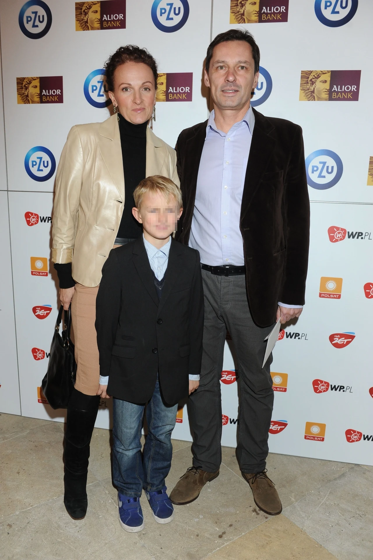 Krzysztof Ziemiec z żoną Danutą i synem