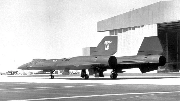 Lockheed YF-12A w Strefie 51.   Fot. United States Air Force