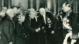 Spotkanie prezydenta Ignacego Mościckiego z weteranami powstania styczniowego