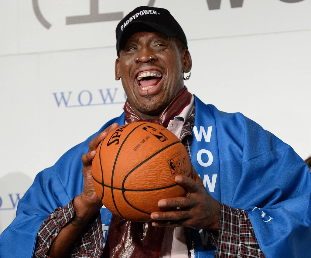 Dennis Rodman w październiku 2013 roku Dennis Rodman w październiku 2013 roku
