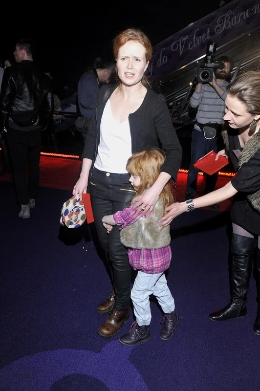 Dominika Kluźniak z córkją Julką. Dominika Kluźniak z córkją Julką.