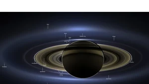 Cassini: Saturn, Ziemia, Wenus i Mars na jednym zdjęciu