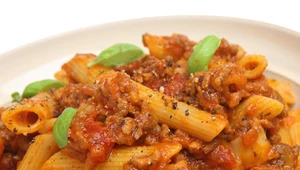 Makaron z sosem bolognese