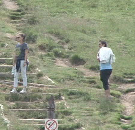 Alicja Bachleda-Curuś i Sebastian Karpiel-Bułecka razem na szlaku