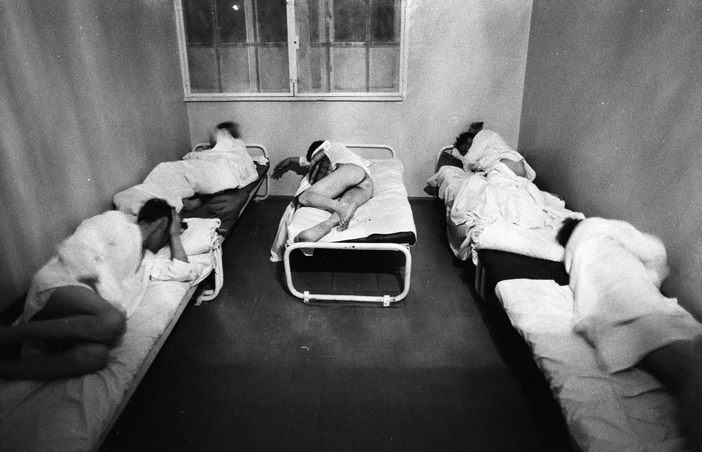 Szczecin, 1978, izba wytrzeźwień Szczecin, 1978, izba wytrzeźwień