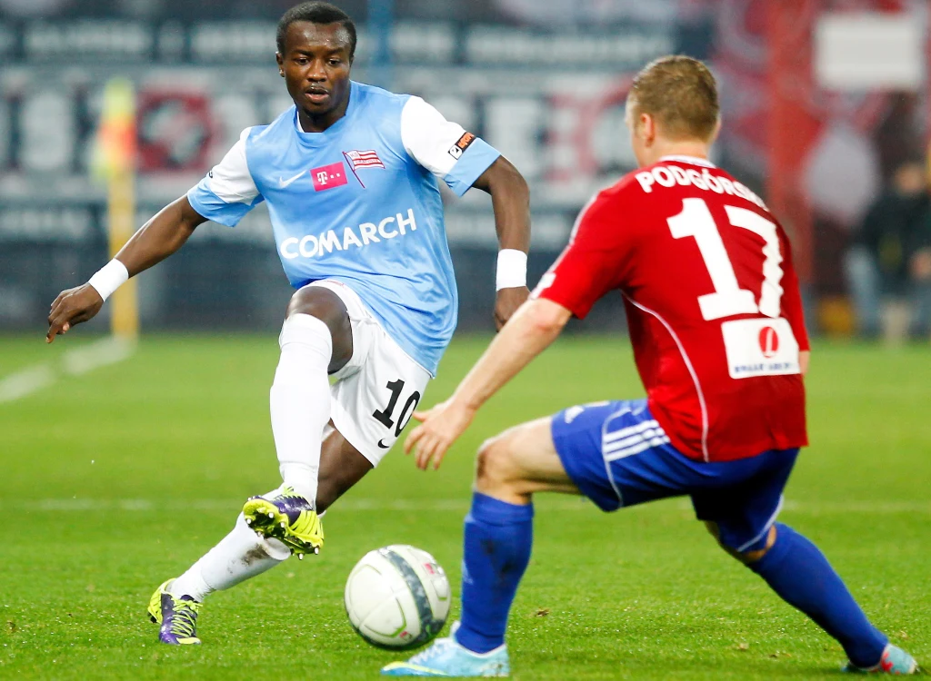 Saidi Ntibazonkiza odniósł niegroźną kontuzję, Fot archiwum Saidi Ntibazonkiza odniósł niegroźną kontuzję, Fot archiwum