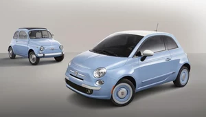 Fiat 500 w stylu retro