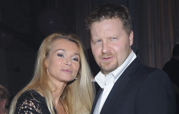 Ewa Pacuła z partnerem i ojcem Poli