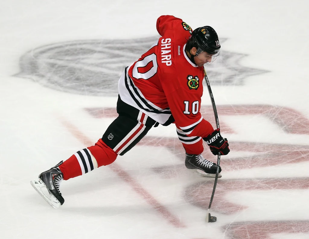 Patrick Sharp z Chicago Blackhawks Patrick Sharp z Chicago Blackhawks
