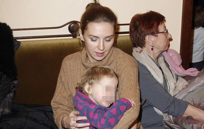 Julia Chmielnik z córką Julia Chmielnik z córką