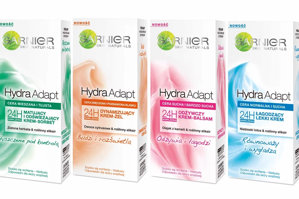 Linia kremów Garnier Hydra Adapt