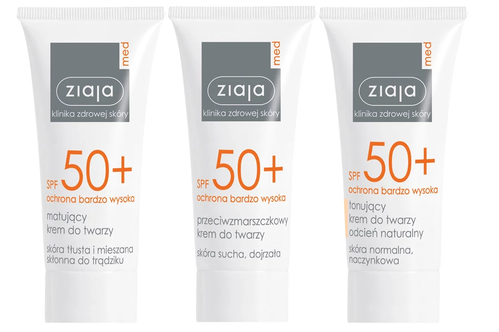 Kremy SPF 50+ Ziaja med