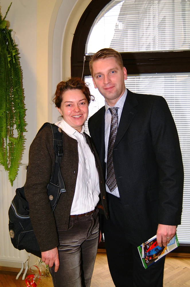 Maria Wiernikowska i Tomasz Lis Maria Wiernikowska i Tomasz Lis