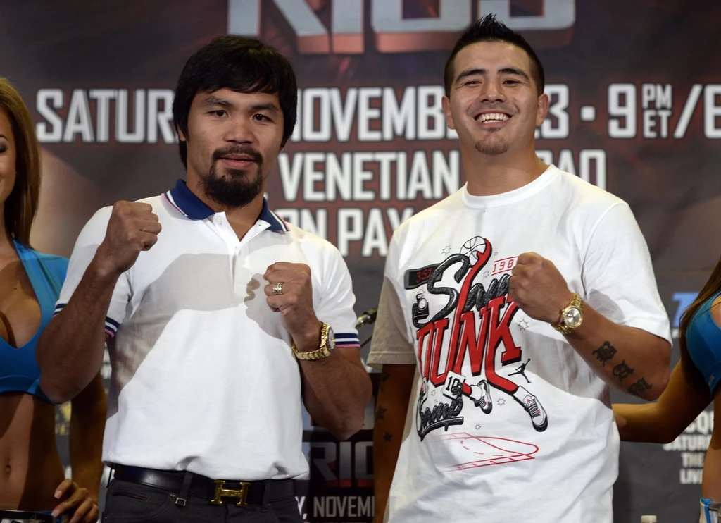 Manny Pacquiao i Brandon Rios Manny Pacquiao i Brandon Rios