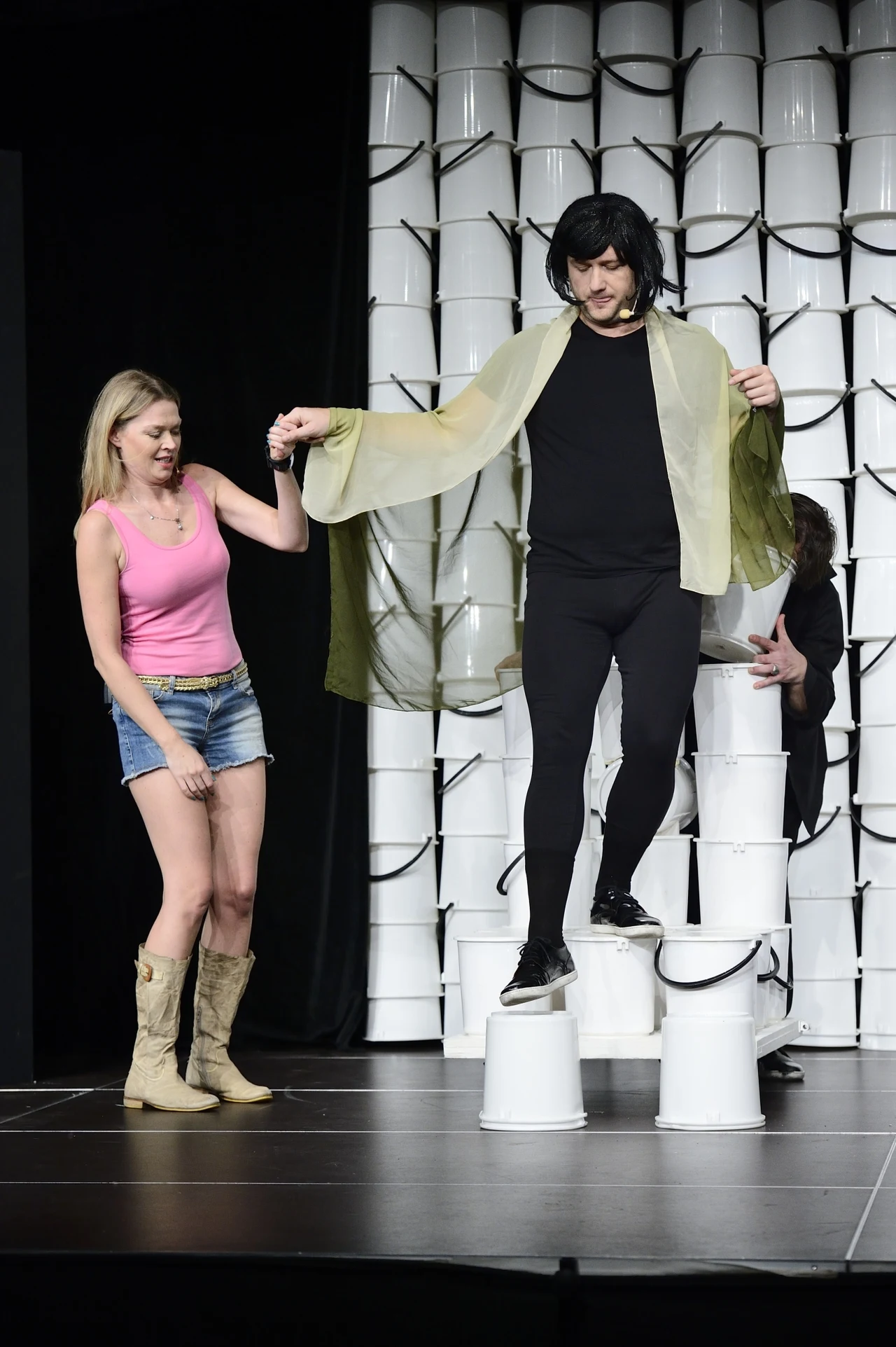 Tamara Arciuch i Bartek Kasprzykowski grający "Ilonę Łepską" Tamara Arciuch i Bartek Kasprzykowski grający "Ilonę Łepską"