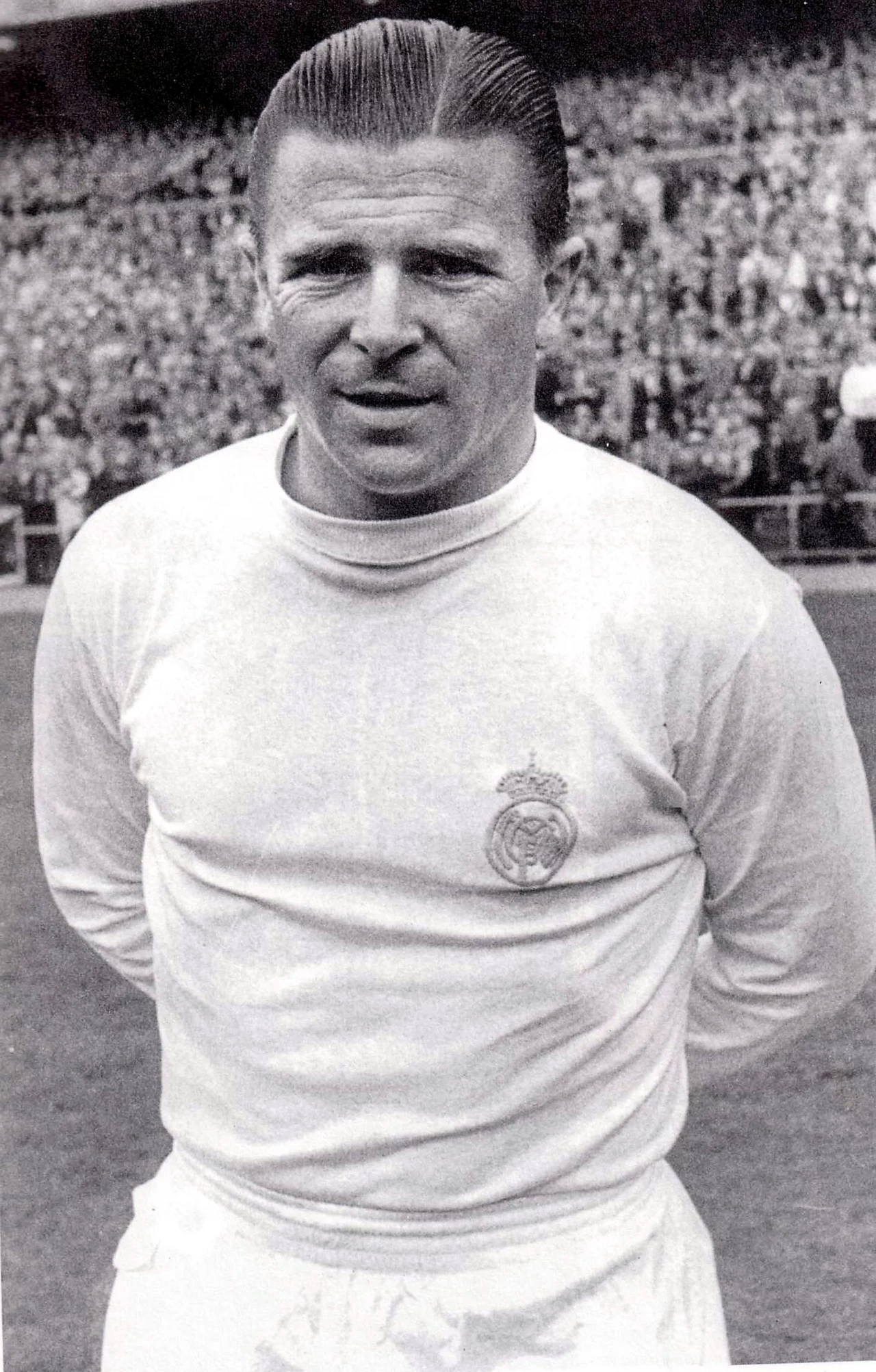 Ferenc Puskas w koszulce Realu Madryt