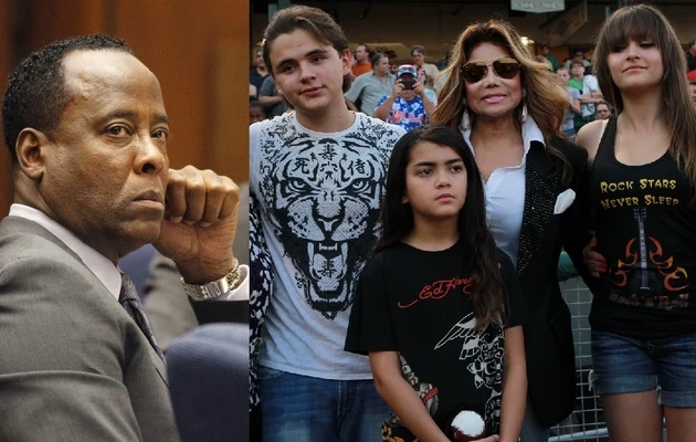 Conrad Murray i dzieci Jacksona z ciocią La Toyą