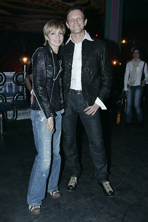 Weronika Marczuk i Cezary Pazura