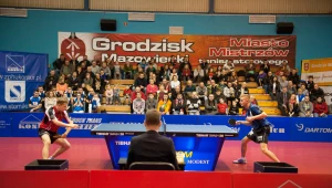 Paweł Fertikowski w meczu z Tomaszem Lewandowskim