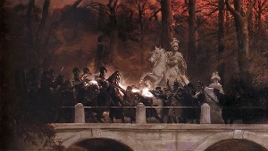 "Noc listopadowa" - obraz Wojciecha Kossaka