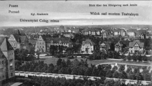 Poznań - widok na miasto sprzed 1918 r.
