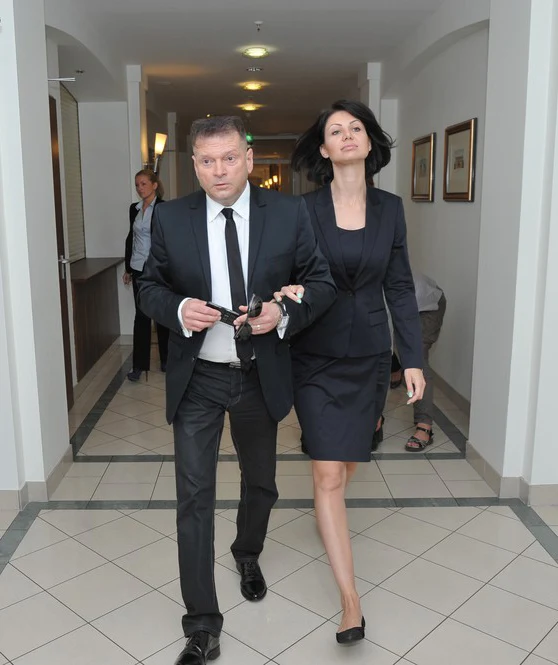 Krzysztof Rutkowski i Maja Plich