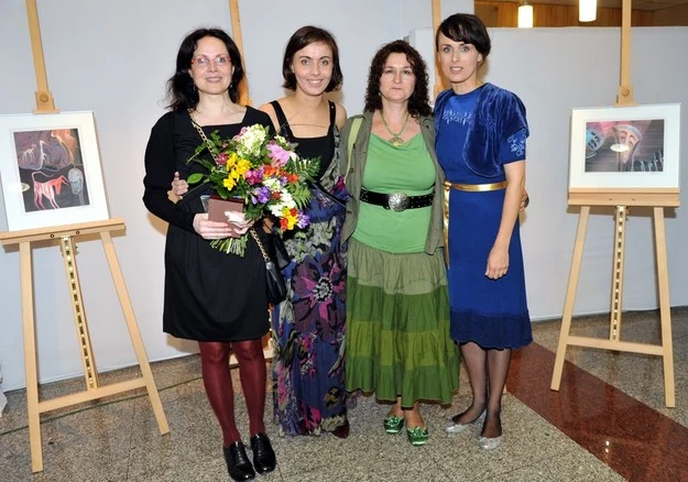 Małgorzata i córki Niemena Małgorzata i córki Niemena