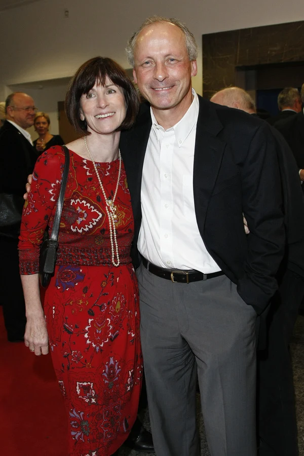 Paweł Wawrzecki z żoną