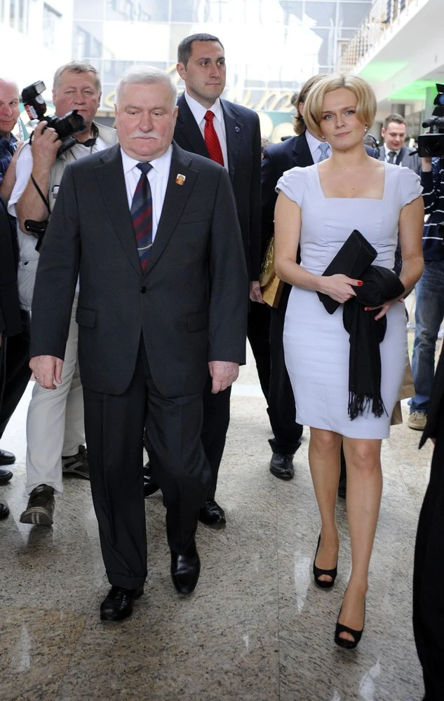 Lecha Wałęsa i Maria Wiktoria Lecha Wałęsa i Maria Wiktoria