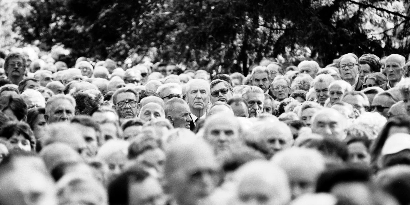 Edward Gierek na pogrzebie Jaroszewiczów