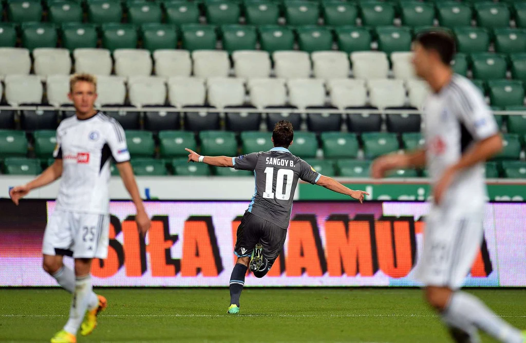 W Warszawie jedynego gola strzelił Gaston Sangoy W Warszawie jedynego gola strzelił Gaston Sangoy