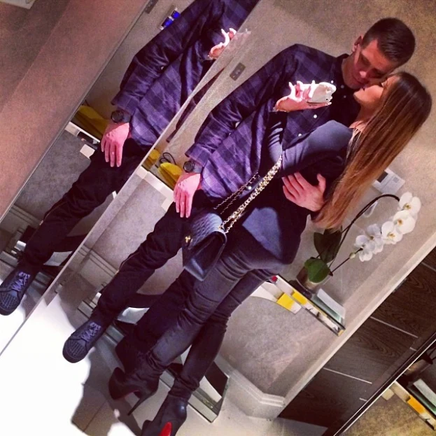 Marina Łuczenko i Wojciech Szczęsny Marina Łuczenko i Wojciech Szczęsny