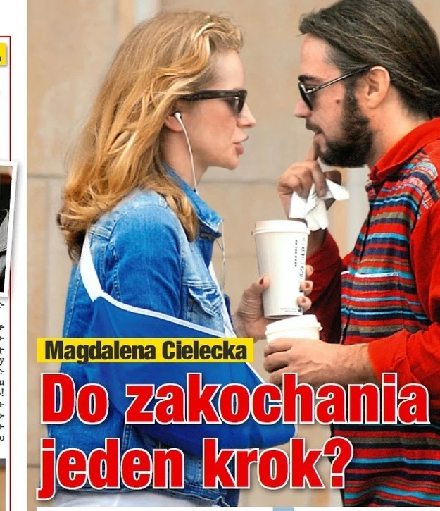 Magda Cielecka i David Magda Cielecka i David