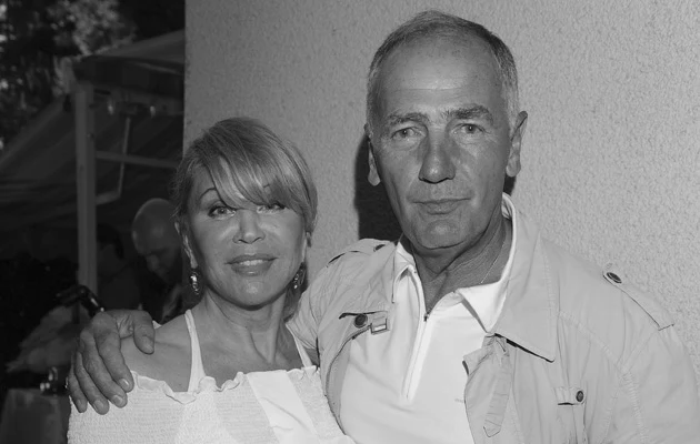 Karol Strasburger z żoną Ireną