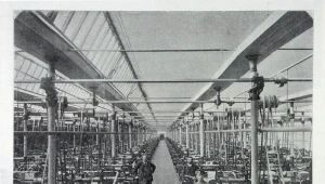 Fabryka Poznańskiego w Łodzi, wg fot. W. Rolanda - ilustracja z "Tygodnika Ilustrowanego", 1906.
