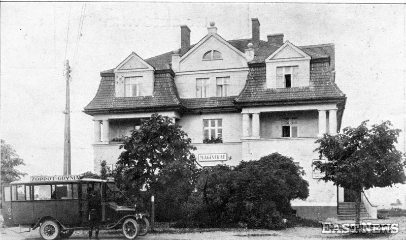 Gdynia - gmach magistratu, lata 30.