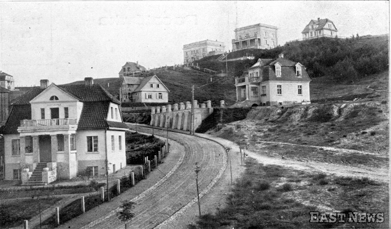 Gdynia - widok na Kamienną Górę, lata 30.