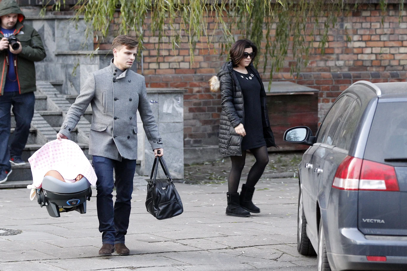 Kasia i Marcin z córeczką Kasia i Marcin z córeczką