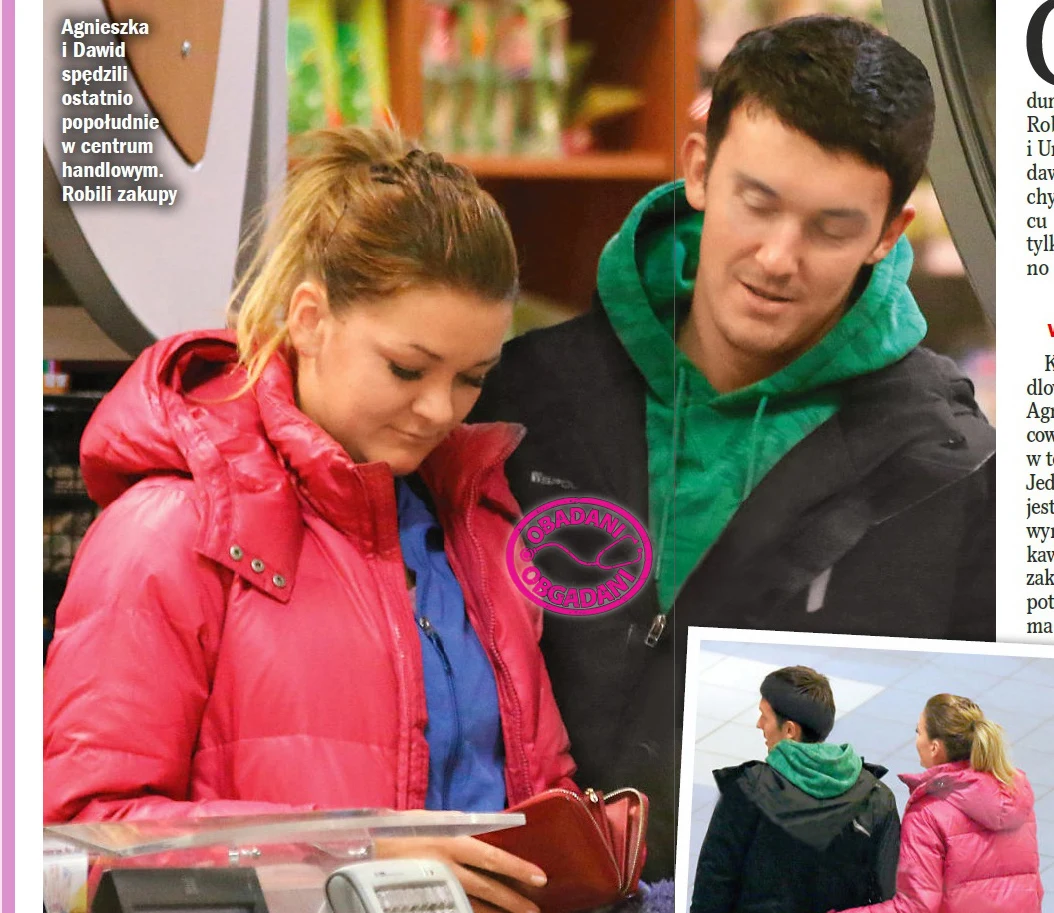 Agnieszka Radwańska i Dawid Celt w obiektywie paparazzich Agnieszka Radwańska i Dawid Celt w obiektywie paparazzich