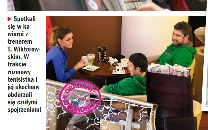 Agnieszka Radwańska i Dawid Celt Agnieszka Radwańska i Dawid Celt