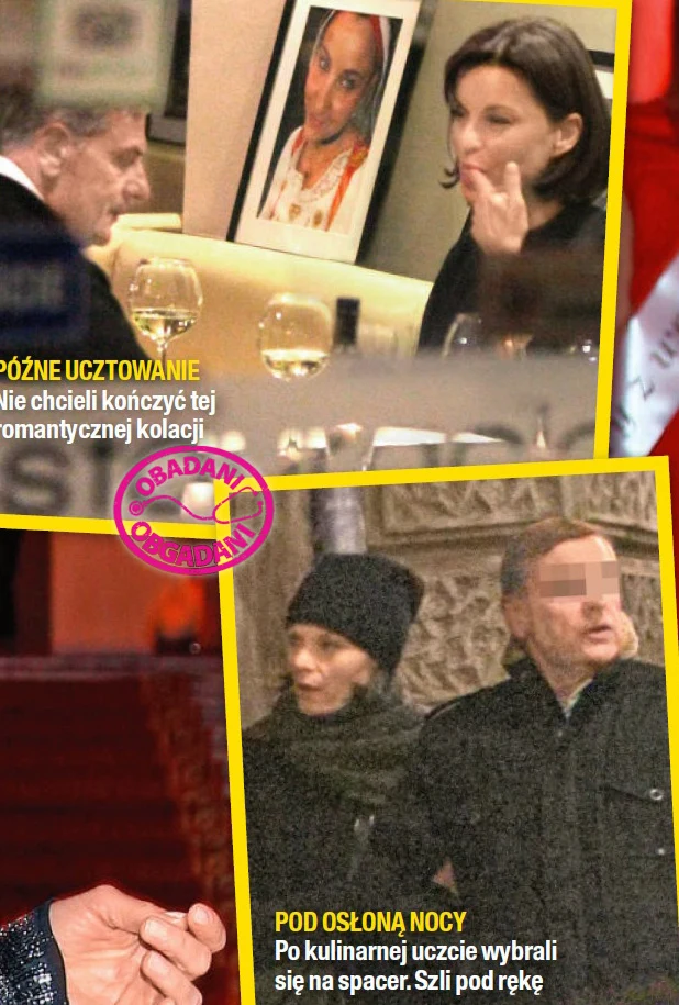 Małgorzata Foremniak i jej nowy adorator Małgorzata Foremniak i jej nowy adorator