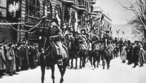 Wojska wielkopolskie na ulicach Poznania, 1919