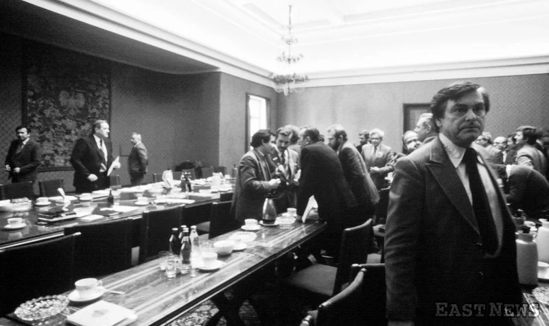 Rozmowy Solidarności z rządem - Lech Kaczyński, Lech Wałęsa, Tadeusz Mazowiecki, Bronisław Geremek, 1981