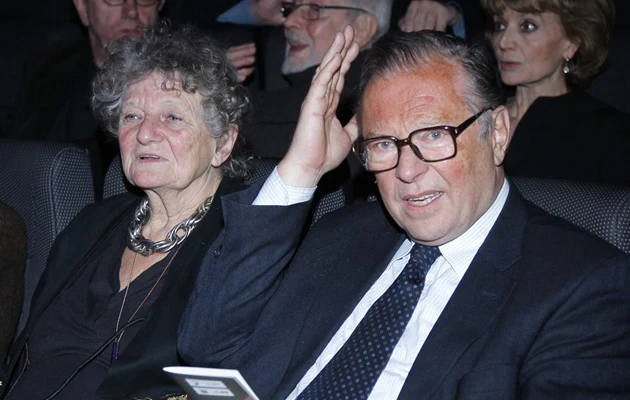Krzysztof Zanussi z żoną Elżbietą Krzysztof Zanussi z żoną Elżbietą