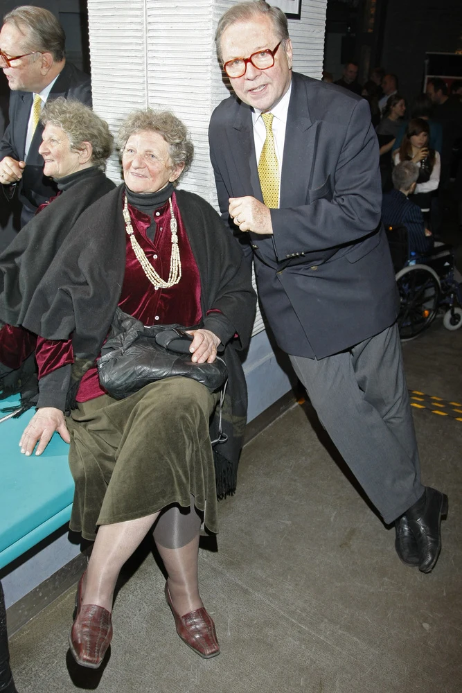 Krzysztof Zanussi z żoną Elżbietą Krzysztof Zanussi z żoną Elżbietą