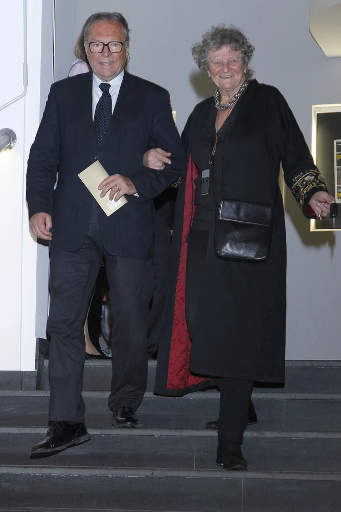 Krzysztof Zanussi z żoną Elżbietą Krzysztof Zanussi z żoną Elżbietą