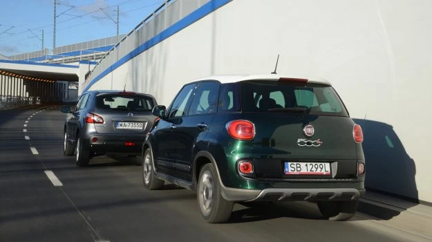 Porównanie: Fiat 500L Trekking, Nissan Qashqai